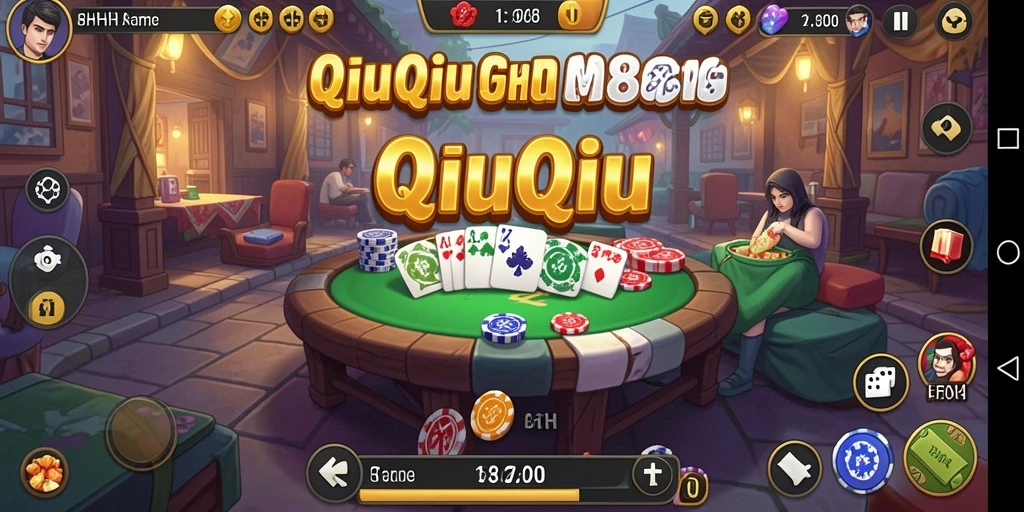 Tampilan menarik gameplay QiuQiu di 8HHH.