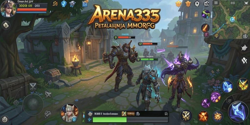Tampilan gameplay seru dan mendebarkan di ARENA333.