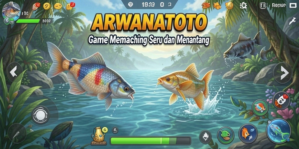 Tangkapan ikan besar dalam permainan ARWANATOTO yang seru.