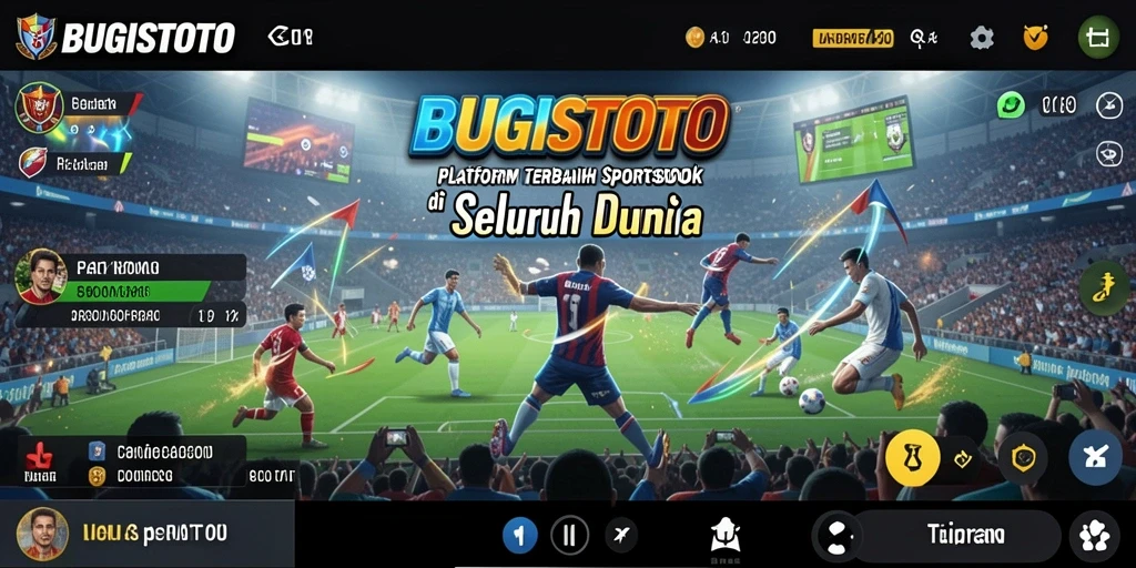 Tampilan gameplay Sportsbook yang menarik di BUGISTOTO.
