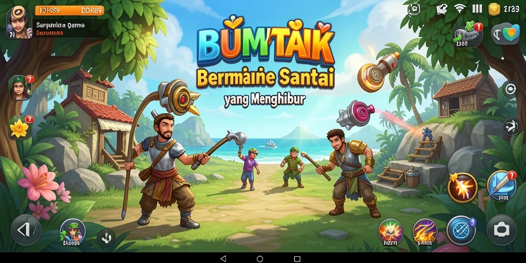 Tangkapan layar gameplay <strong>IDR89</strong> yang menunjukkan level yang menarik dan penuh warna.