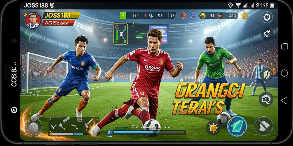 Tampilan menarik screenshot gameplay JOSS188 dalam pertandingan olahraga.