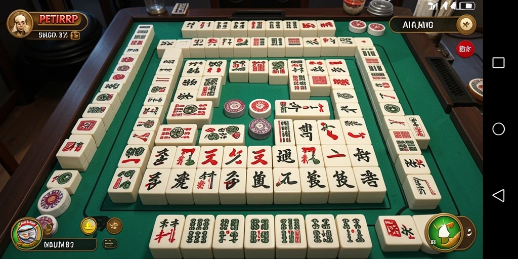 Screenshot dari gameplay PETIRRP menampilkan tantangan Mahjong yang menarik.