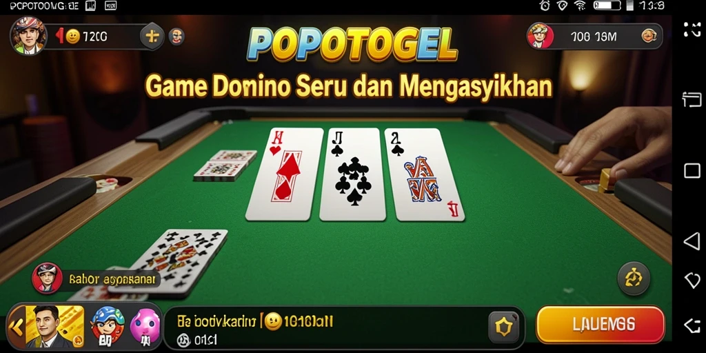 Tangkapan layar gameplay seru dari POPOTOGEL yang menunjukkan duel strategis.