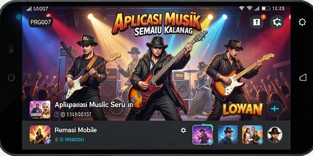 Tampilan gameplay PRG007 yang seru dan interaktif.