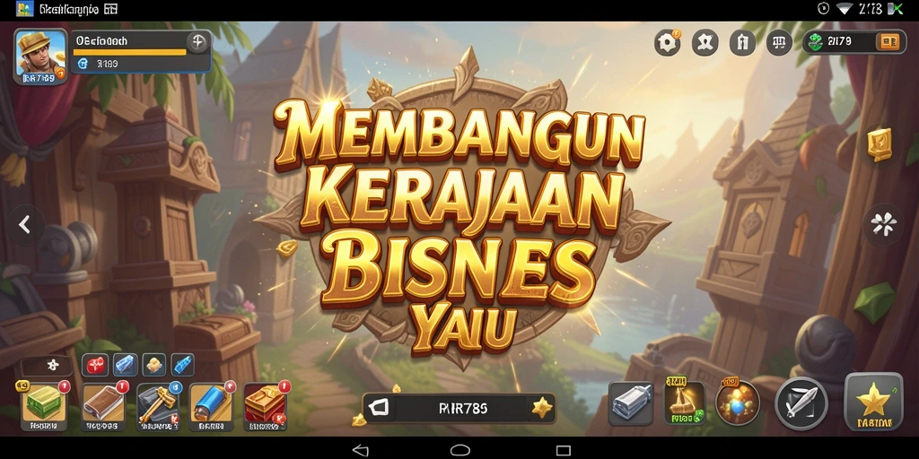 Screenshot gameplay RR789 menampilkan momen membangun bisnis yang sukses.