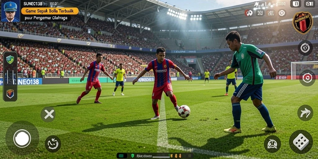 Screenshot SUNEO138 menampilkan permainan sepak bola yang mendebarkan.